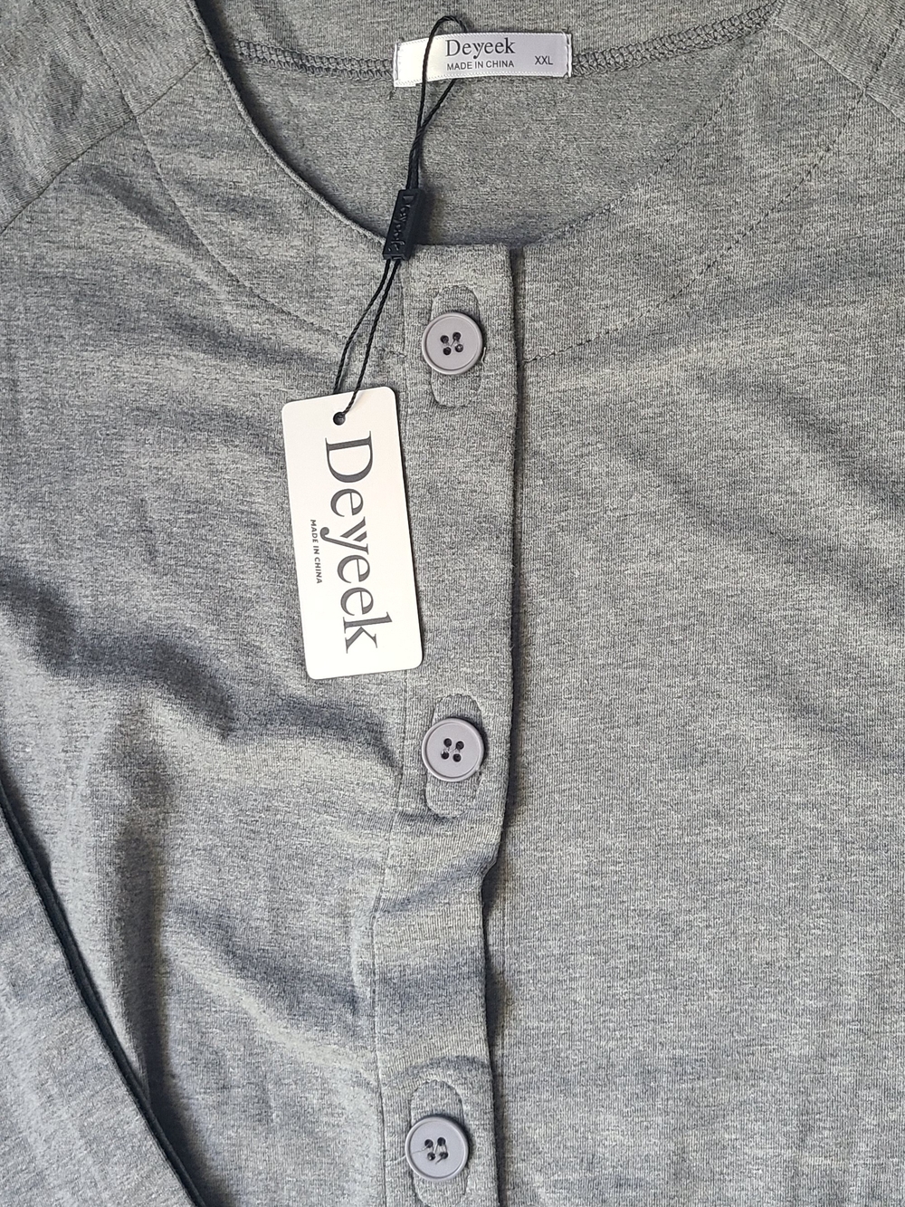 Men’s Heather Gray Casual Button-Down Shirt